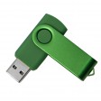 USB flash-карта DOT (32Гб), зеленый, 5,8х2х1,1см, пластик, металл