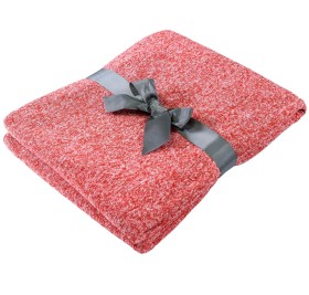 Подарочный набор HOLIDAY: плед, кружка, шар новогодний, коробка; красный