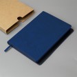 Ежедневник недатированный Solas, формат А5, с магнитом темно-синий, кремовый блок  в линейку