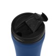 Термокружка FLOCK;  450 мл; синий; пластик/металл