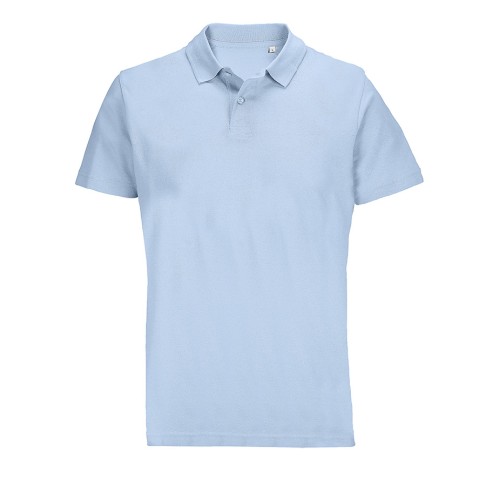 Рубашка-поло унисекс PULSE, голубой, 2XL, 100% хлопок, 170 г/м2