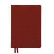 Ежедневник недатированный Softie, А5, бордовый, блок в клетку, бордовый обрез