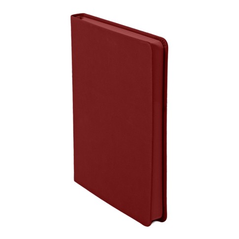 Ежедневник недатированный Softie, А5, бордовый, блок в клетку, бордовый обрез