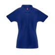 Рубашка-поло женская BERLIN WOMAN, к/р, синий, 2XL, 65% полиэстер, 35% хлопок, плотность 200 г/м2