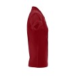 Рубашка-поло женская BERLIN WOMAN, к/р, бордовый, 2XL, 65% полиэстер, 35% хлопок, плотность 200 г/м2