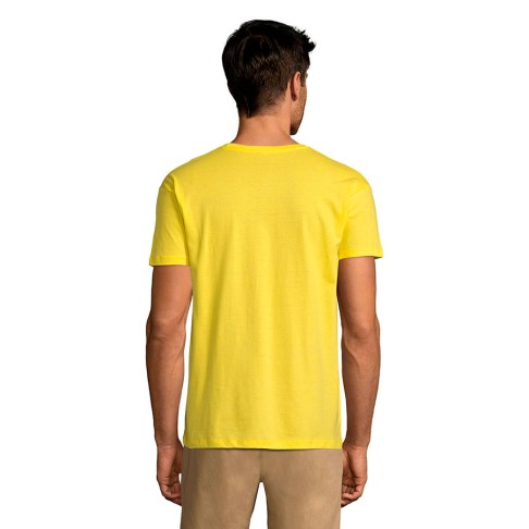 Футболка мужская REGENT, лимонный, 2XL, 100% хлопок, 150 г/м2