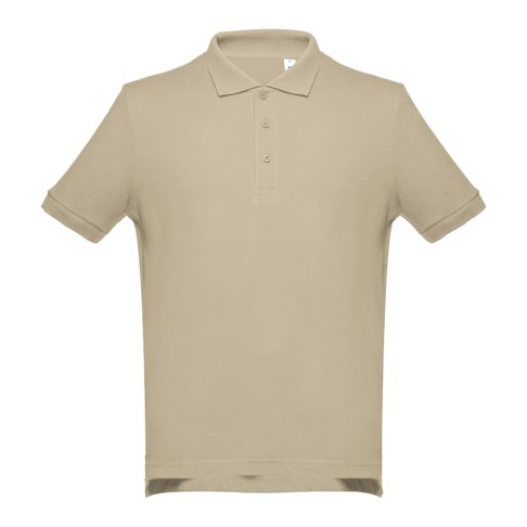 Рубашка-поло мужская ADAM, пастельный зелёный, M, 100% хлопок, плотность 195 г/м2