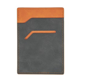 Чехол для автодокументов Luma, темно-серый/оранжевый