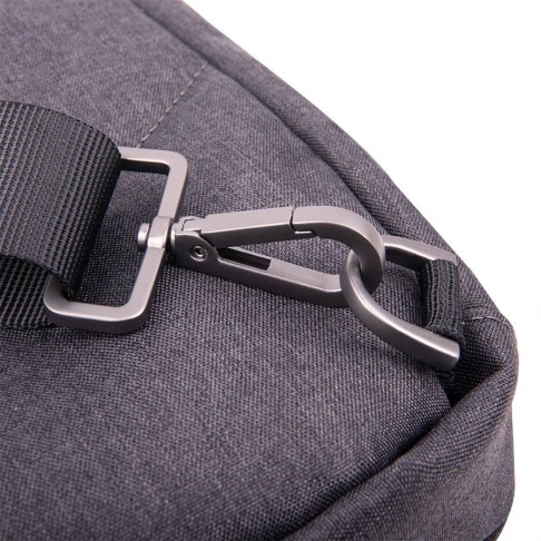 Сумка на плечо CORE, тёмно-серый, 100% полиэстер 
