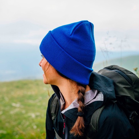 Шапка вязаная двойная Шапка вязаная двойная