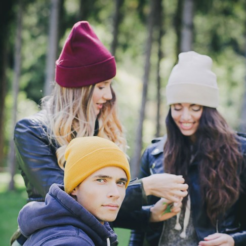 Шапка вязаная двойная Шапка вязаная двойная