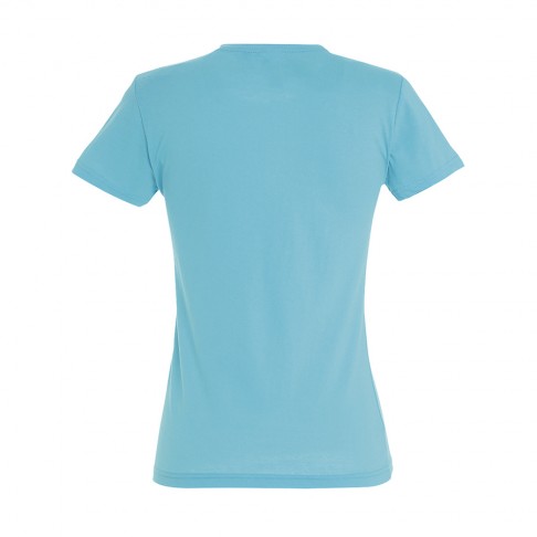 Футболка женская MISS, бирюзовый, M, 100% хлопок, 150 г/м2