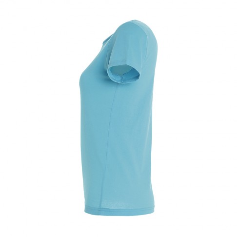 Футболка женская MISS, бирюзовый, M, 100% хлопок, 150 г/м2