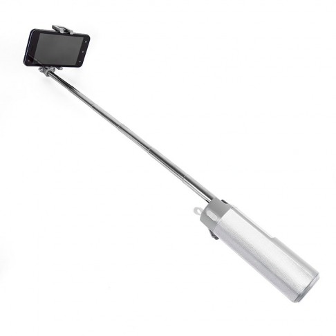 Bluetooth колонка с зарядным устройством(2000mAh) и моноподом 
