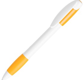 X-5, ручка шариковая, желтый/белый, пластик