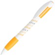 X-5, ручка шариковая, желтый/белый, пластик