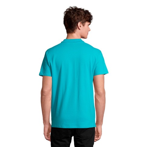 Рубашка поло мужская SPRING II,бирюзовый,2XL,100% хлопок, 210/м2