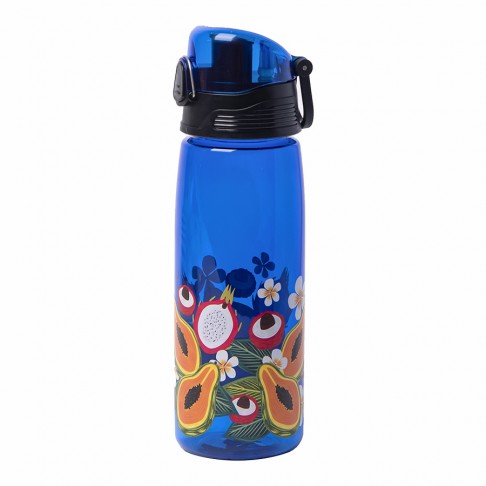 Бутылка для воды FLASK, 800 мл; 25,2х7,7см, синий, пластик
