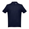 Рубашка-поло мужская ADAM, темно-синий, S, 100% хлопок, плотность 195 г/м2