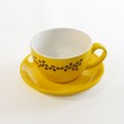 Чайная/кофейная пара CAPPUCCINO, голубой, 260 мл, фарфор