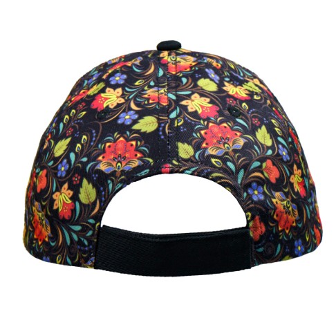 Образец бейсболка CUSTOM MERCH, 5 клиньев, сублимационная печать на ткани, 100% полиэстер, 250 г/м2