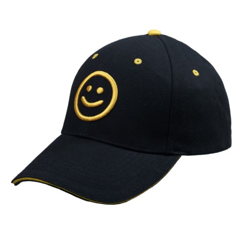 Образец бейсболка CUSTOM MERCH, 6 клиньев, сэндвич, 100% хлопок, 270 г/м2