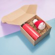 Коробка подарочная BOX, размер 20,5*21* 11см, картон МГК бур., самосборная