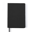Ежедневник недатированный Montrose, А5,  черный, кремовый блок, графитовый срез