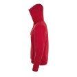 Толстовка мужская на молнии с капюшоном STONE, красный, 2XL, 50% хлопок, 50% полиэстер, 260 г/м2