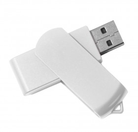 USB flash-карта SWING (16Гб), белый, 6,0х1,8х1,1 см, пластик