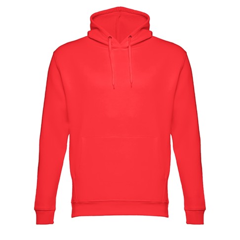 Толстовка мужская с капюшоном PHOENIX, красный, XS, 50% хлопок, 50 полиэстер, плотность 320 г/м2 Толстовка мужская с капюшоном PHOENIX, красный, XS, 50% хлопок, 50 полиэстер, плотность 320 г/м2