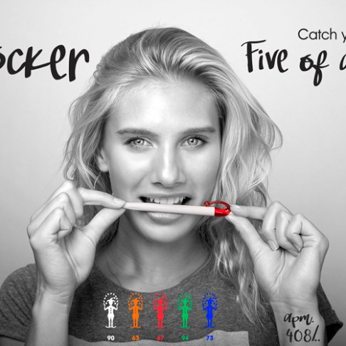 JOCKER, ручка шариковая, красный/белый, пластик JOCKER, ручка шариковая, красный/белый, пластик