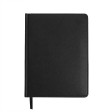 Ежедневник недатированный Joy, А5,  черный, белый блок, золотой обрез