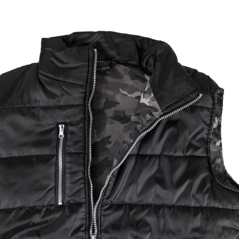 Жилет мужской LAOS, чёрный, 2XL, 100% полиэстер, 180 г/м2