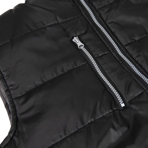 Жилет мужской LAOS, чёрный, 2XL, 100% полиэстер, 180 г/м2