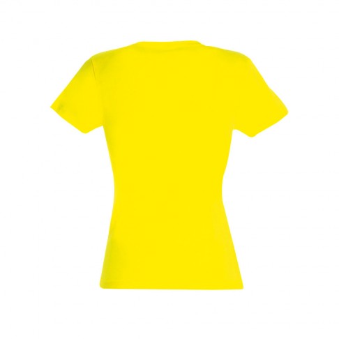 Футболка MISS 2XL лимонный 100% хлопок 150, г/м2