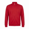 Толстовка унисекс на молнии KINETIC, красный, 2XL, 50 % хлопок, 50% полиэстер, 260 г/м2
