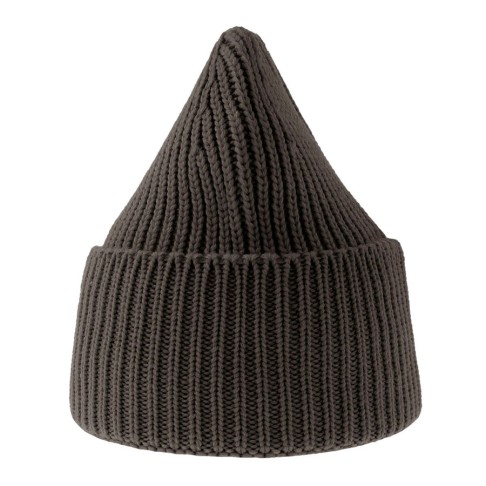 Шапка OAK, темно-серый меланж, с отворотом, из пряжи Polylana®: 60% перераб.полиэстер, 40% акрил Шапка OAK, темно-серый меланж, с отворотом, из пряжи Polylana®: 60% перераб.полиэстер, 40% акрил