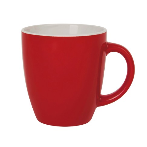 Кружка ANNA, красный, 310мл, тонкая керамика Кружка ANNA, красный, 310мл, тонкая керамика