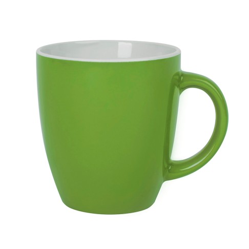 Кружка ANNA, зеленый, 310мл, тонкая керамика Кружка ANNA, зеленый, 310мл, тонкая керамика