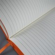 Ежедневник недатированный Solas, формат А5, с магнитом, оранжевый, кремовый блок в линейку