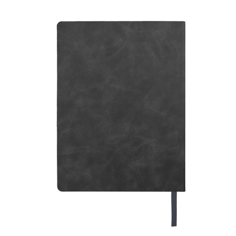 Ежедневник недатированный Solas, формат А5, с магнитом темно-серый, кремовый блок в линейку