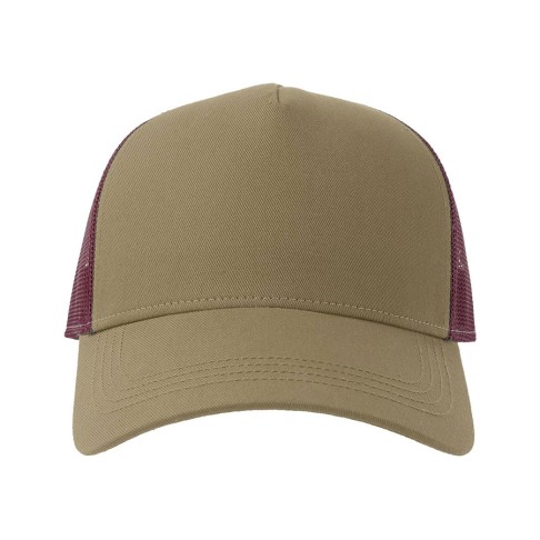 Бейсболка RAPPER COTTON-S, п. заст, 5 клиньев, хаки/бордо, 100% хлопок/100% полиэстер, 280 г/м2 Бейсболка RAPPER COTTON-S, п. заст, 5 клиньев, хаки/бордо, 100% хлопок/100% полиэстер, 280 г/м2