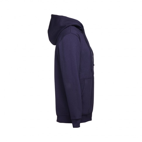 Толстовка мужская с капюшоном на молнии AMSTERDAM, темно-синий, 2XL, 50% хлопок, 50% п/э, 320 г/м2