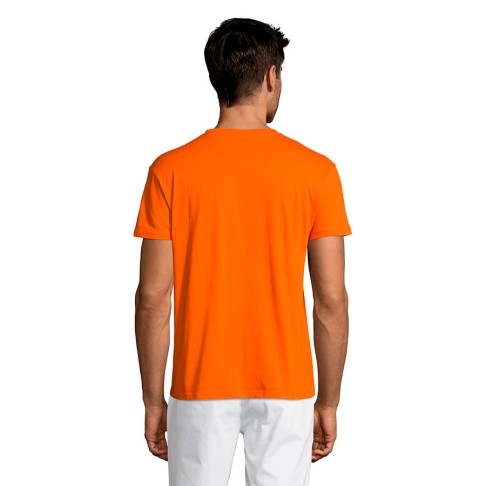 Футболка мужская REGENT, оранжевый_2XL, 100% х/б, 150 г/м2