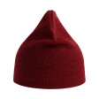 Шапка HOLLY двухслойная, пряжа Polylana®, 60% полиэстер, 40% акрил, бордовый меланж
