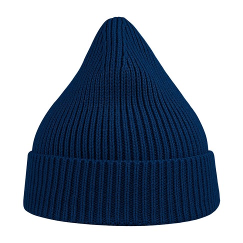 Шапка ANDY, одинарная, с отворотом, 50 % переработанного полиэстера/ 50 % акрила, темно-синий Шапка ANDY, одинарная, с отворотом, 50 % переработанного полиэстера/ 50 % акрила, темно-синий