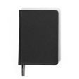 Ежедневник недатированный Anderson, А5,  черный, белый блок