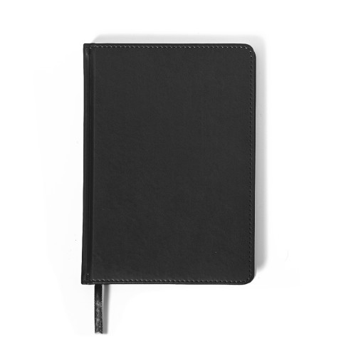 Ежедневник недатированный Anderson, А5,  черный, белый блок