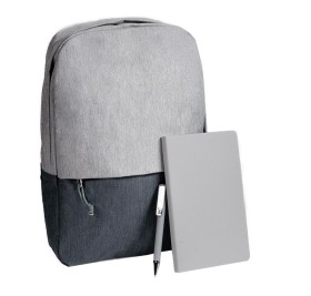 Подарочный набор READYPACK: рюкзак,  ручка, блокнот, серый